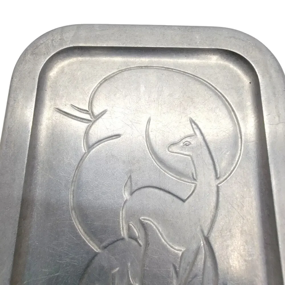 Vintage Griswold Aristocraft Cast Aluminum Deer Meat Carving Serving Platter